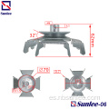 Lavadora Impulsor de acero Polea Interna D12mm